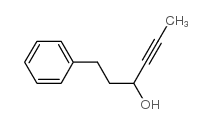 1-phenylhex-4-yn-3-ol结构式