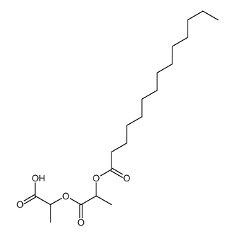 2-(2-tetradecanoyloxypropanoyloxy)propanoic acid结构式