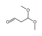 3,3-dimethoxypropanal结构式