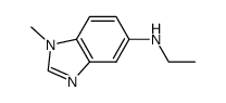 1H-Benzimidazol-5-amine,N-ethyl-1-methyl-(9CI) Structure