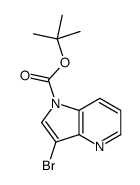 3-溴-1H-吡咯并[3,2-b]吡啶-1-羧酸叔丁酯结构式