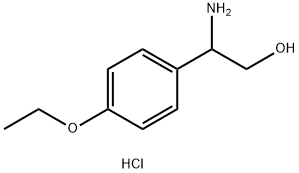 2-氨基-2-(4-乙氧基苯基)乙醇盐酸盐结构式