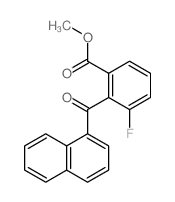 methyl 3-fluoro-2-(naphthalene-1-carbonyl)benzoate Structure