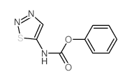 Carbamicacid, 1,2,3-thiadiazol-5-yl-, phenyl ester (9CI)结构式