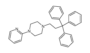 1-pyridin-2-yl-4-(3,3,3-triphenyl-propyl)-piperazine Structure