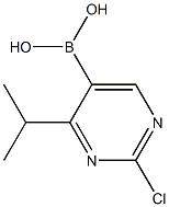 (2-氯-4-异丙基嘧啶-5-基)硼酸结构式