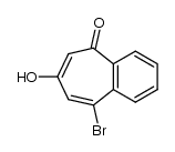 4-Brom-6-hydroxy-2,3-benzotropon结构式