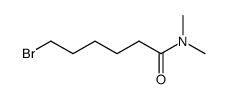 6-bromohexanoic acid dimethylamide Structure