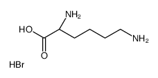 (2S)-2,6-diaminohexanoic acid,hydrobromide Structure