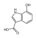 7-羟基-吲哚-3-羧酸结构式
