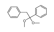 (1,1-dimethoxy-2-phenylethyl)benzene结构式