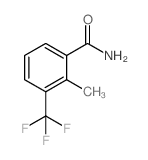 2-甲基-3-(三氟甲基)苯甲酰胺结构式