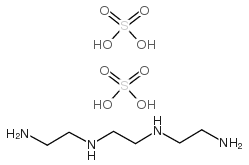 二硫酸三亚乙基四胺二水结构式