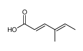 4-Methyl-Hexa-2,4-Dienoic Acid结构式