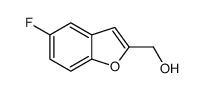 (5-Fluoro-1-benzofuran-2-yl)methanol结构式