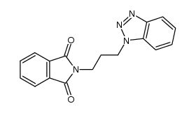 N-(3-benzotriazol-1-yl-propyl)-phthalimide Structure