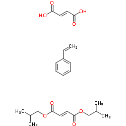 聚(苯乙烯-CO-马来酸)结构式