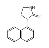 1-naphthalen-1-ylimidazolidine-2-thione结构式