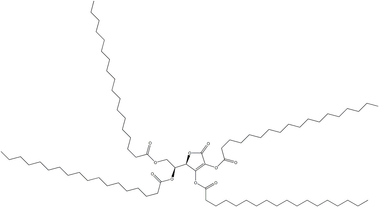 L-Ascorbic acid, tetraoctadecanoate (9CI),Ascorbyl tetrastearate结构式
