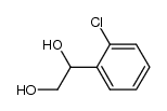 (DL)-o-chlorophenyl-1,2-ethanediol结构式