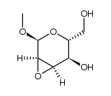 methyl 2,3-anhydro-4,6-O-(4-methoxy)benzylidene-α-D-allopyranoside Structure