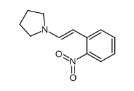 1-[2-(2-nitrophenyl)ethenyl]pyrrolidine结构式
