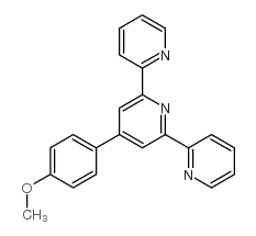 4'-(4-甲氧基苯基)-2,2'：6',2''-吡啶结构式