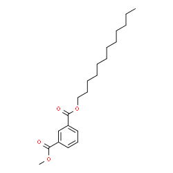 Isophthalic acid 1-dodecyl 3-methyl ester Structure