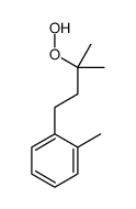 1-(3-hydroperoxy-3-methylbutyl)-2-methylbenzene结构式