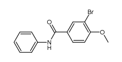3-bromo-4-methoxy-benzoic acid anilide Structure