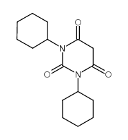 1,3-双环己基巴比妥酸结构式