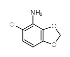 5-氯苯并[1,3]二恶茂-4-胺结构式