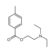 2-(diethylamino)ethyl 4-methylbenzoate结构式