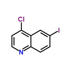 4-氯-6-碘喹啉结构式