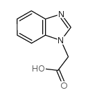 苯并咪唑-1-基乙酸结构式