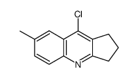 9-chloro-7-methyl-2,3-dihydro-1H-cyclopenta[b]quinoline Structure