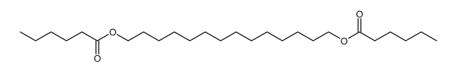 1,14-tetradecanediol dihexanoate Structure