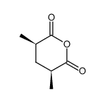 (3R,5S)-3,5-dimethyldihydro-2H-pyran-2,6(3H)-dione Structure