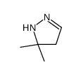 5,5-dimethyl-1,4-dihydropyrazole Structure