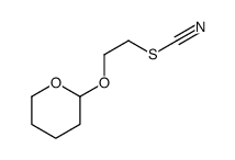 2-(oxan-2-yloxy)ethyl thiocyanate Structure