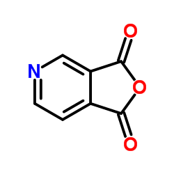 吡啶-3,4-二羧酸酐结构式