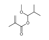 (1-methoxy-2-methylpropyl) 2-methylprop-2-enoate结构式