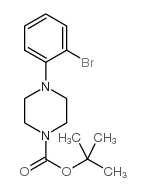 4-(2-溴苯基)哌嗪-1-羧酸叔丁酯结构式