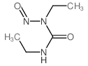 Urea,N,N'-diethyl-N'-nitroso-结构式