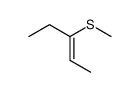 (Z)-3-(methylthio)-2-pentene结构式