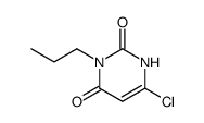 6-chloro-3-propylpyrimidine-2,4(1H,3H)-dione结构式
