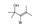 3-bromo-2,4-dimethylpent-3-en-2-ol结构式