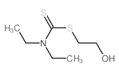 Carbamodithioic acid,diethyl-, 2-hydroxyethyl ester (9CI) picture