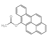 6-ACETOXY-BENZO(a)PYRENE结构式