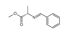 2-(benzylidene-amino)-propionic acid methyl ester结构式